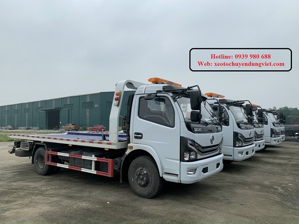 địa chỉ bán Xe cứu hộ Dongfeng 2 chức năng sàn trượt 3 tấn - kéo chở xe