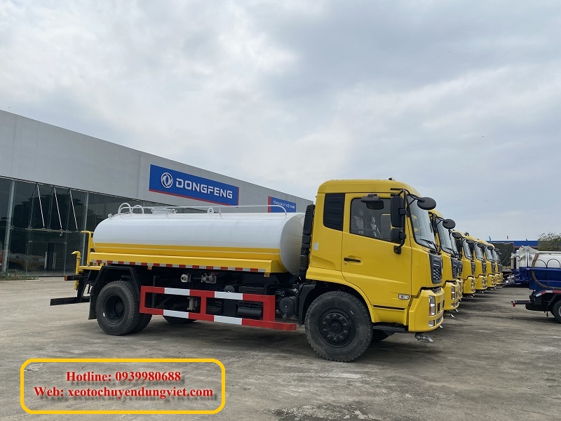 XE PHUN NƯỚC RỬA ĐƯỜNG TƯỚI CÂY DONGFENG 9M3