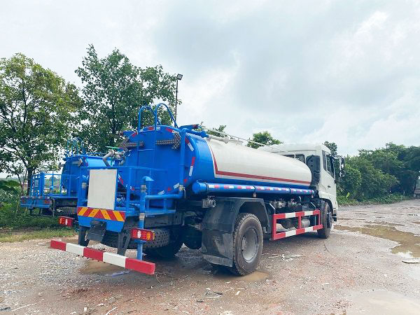 Xe phun nước rửa đường tưới cây Dongfeng nhập khẩu 9 khối – 9m3 – 9000 lít - ảnh 2