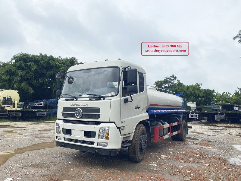 Xe phun nước rửa đường tưới cây Dongfeng nhập khẩu 9 khối – 9m3 – 9000 lít - ảnh 1