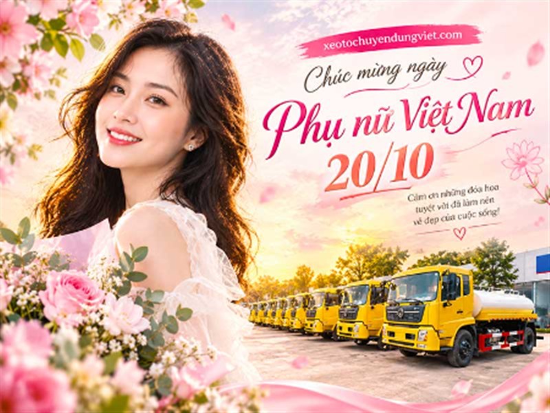 xeotochuyendungviet.com - Chúc mừng ngày phụ nữ Việt Nam 20/10/2026