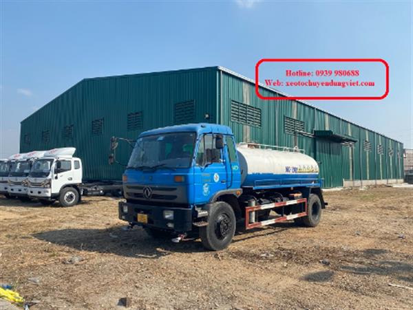 Xe téc phun nước rửa đường đã qua sử dụng 9m3 Dongfeng