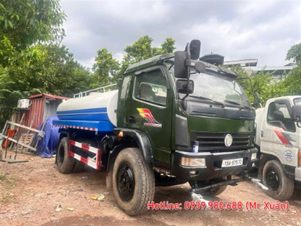 Xe rửa đường tưới cây Dongfeng 9 khối đã qua sử dụng