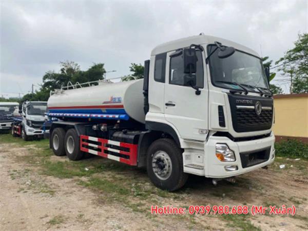 Xe bồn phun nước tưới cây Dongfeng 14 khối nhập khẩu